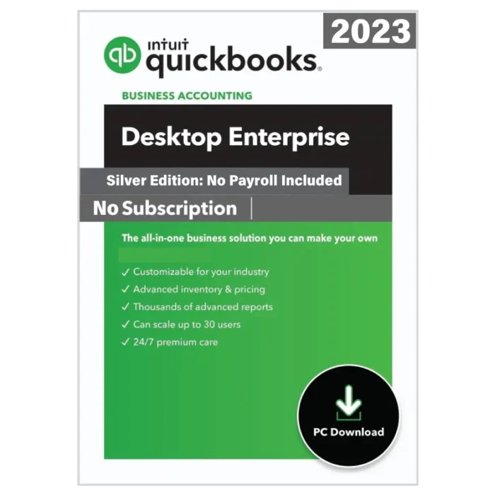 QuickBooks Desktop Enterprise 2023 – No Subscription