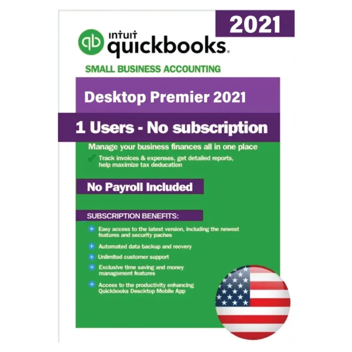 QuickBooks Desktop Premier 2021 – No Subscription