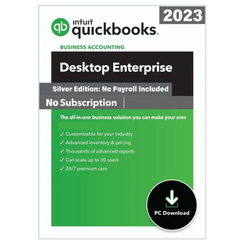 QuickBooks Desktop Enterprise 2023 – No Subscription