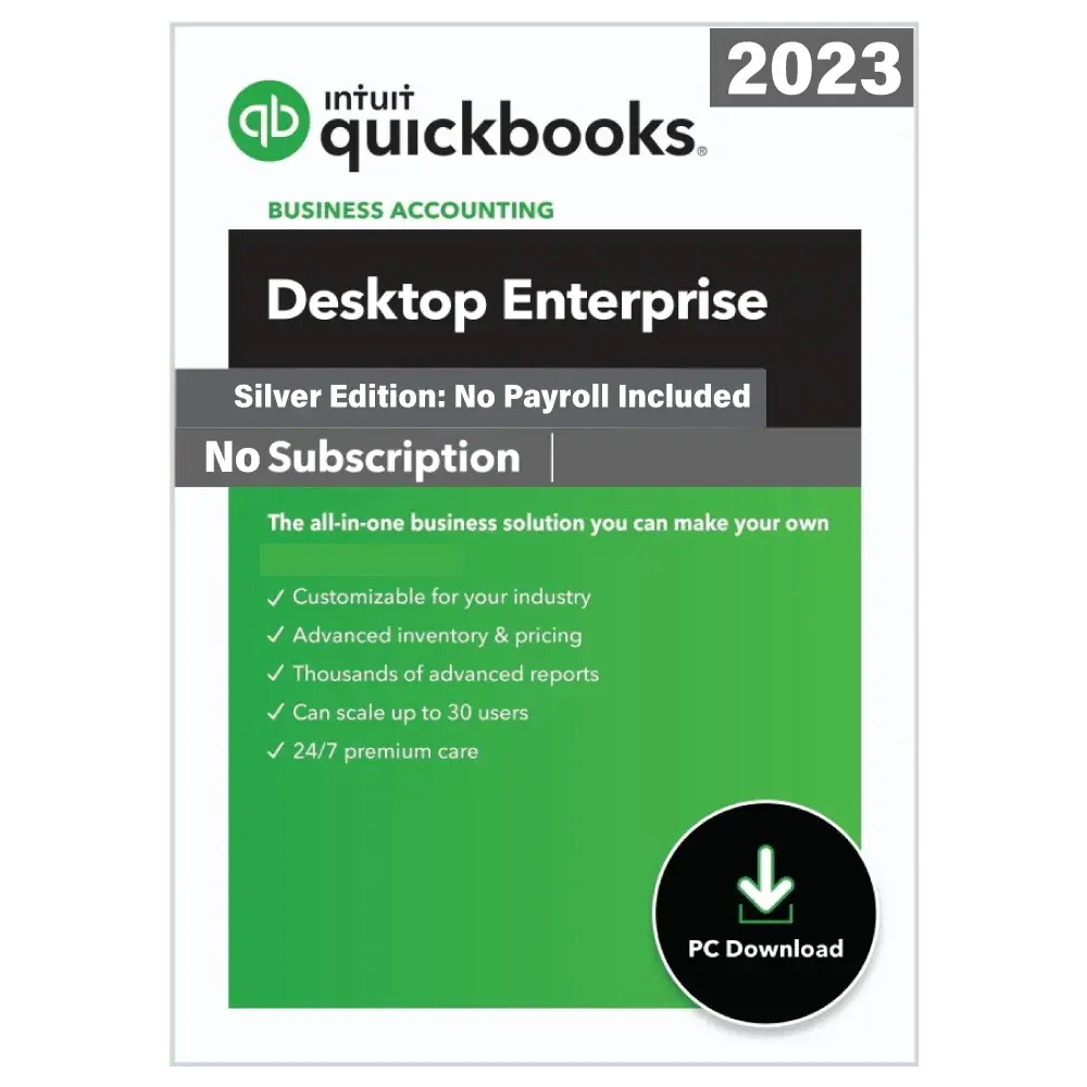QuickBooks Desktop Enterprise 2023 – No Subscription