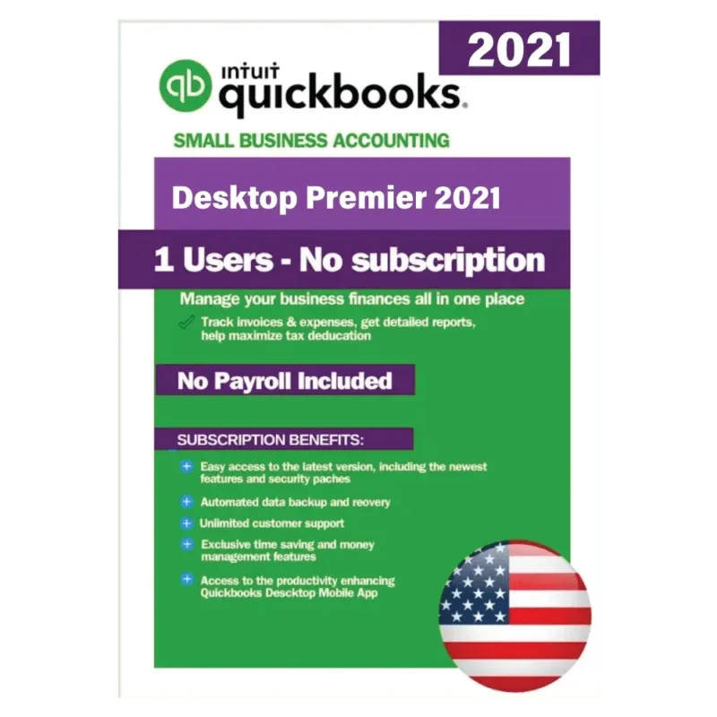 QuickBooks Desktop Premier 2021 – No Subscription