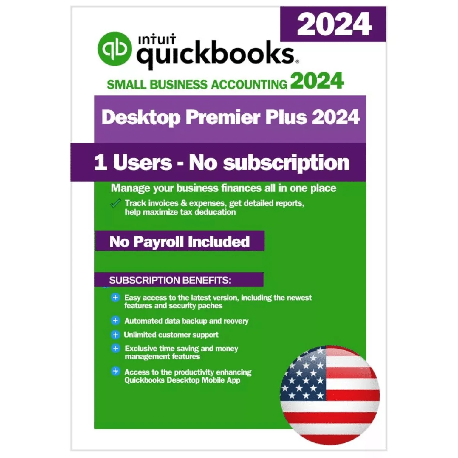 Quickbooks Desktop Premier Plus 2024 No Subscription Usa Version 1 User QuickBooks Desktop Premier Plus 2024 – No Subscription – USA Version (1 User)